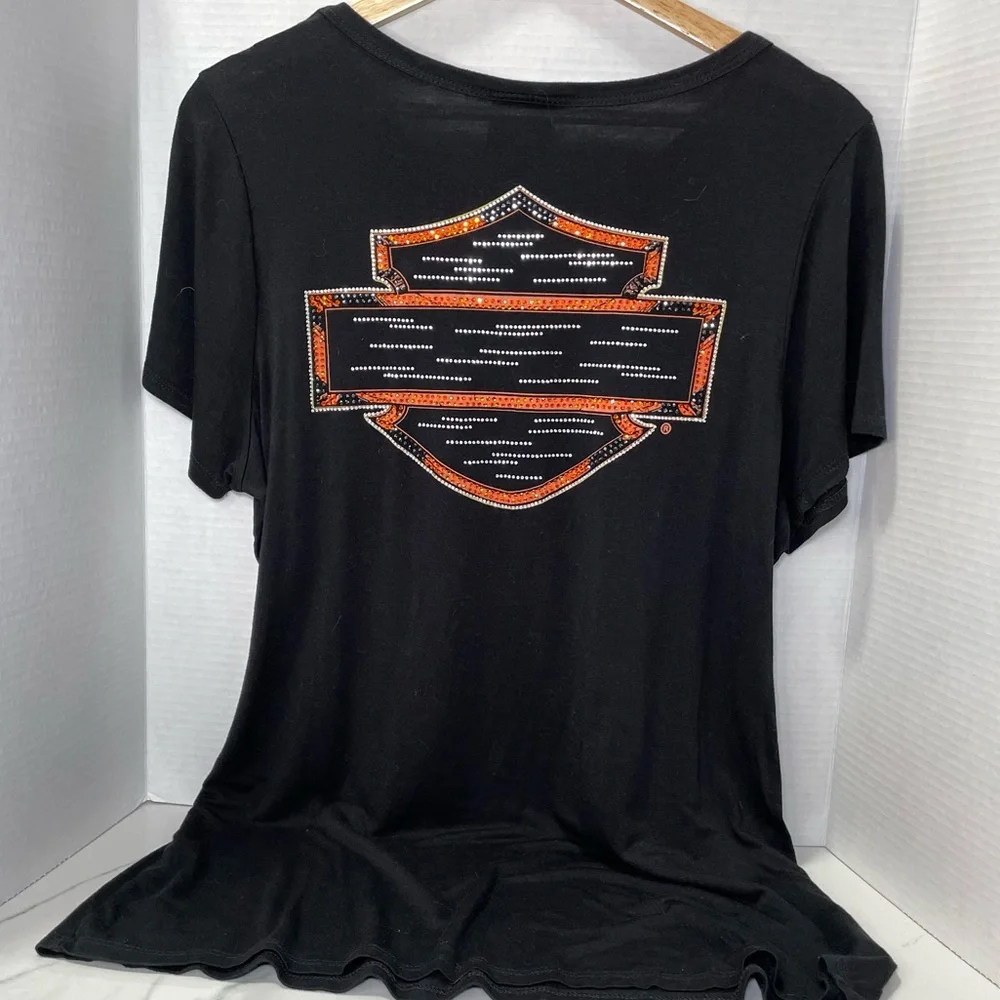 Harley Davidson Women’s Laced Top Size XL - Picture 5 of 5